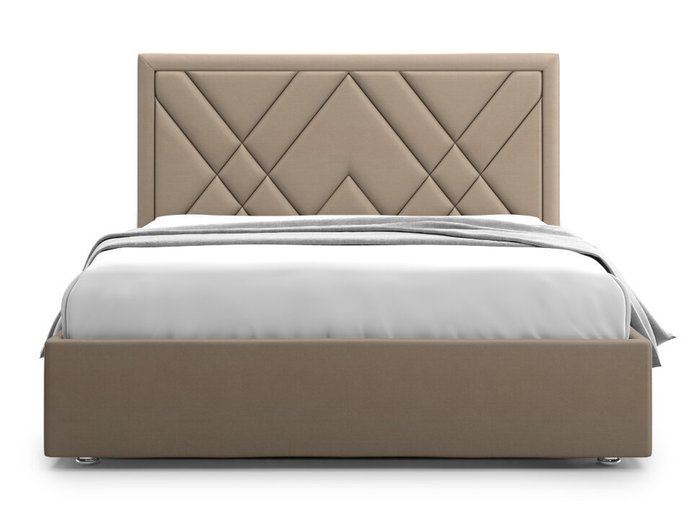 Кровать Premium Milana 2 140х200 коричневого цвета с подъемным механизмом - купить Кровати для спальни по цене 56000.0