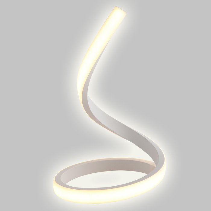 Настольная лампа LED LAMPS 81339/1T (пластик, цвет белый)