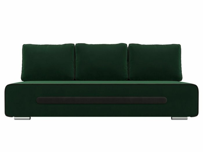 Прямой диван-кровать Приам зеленого цвета - купить Прямые диваны по цене 35999.0