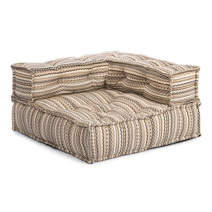 Угловой мягкий модуль Lici бежевого цвета Угловой мягкий модуль Lici бежевого цвета