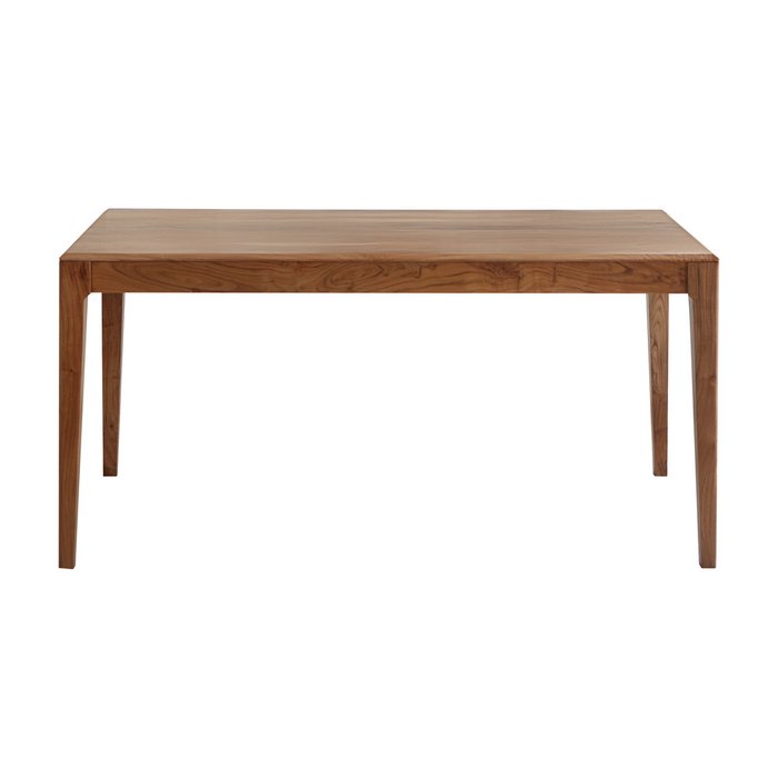 Обеденный стол из массива Маалван коричневого цвета - купить Обеденные столы по цене 57900.0