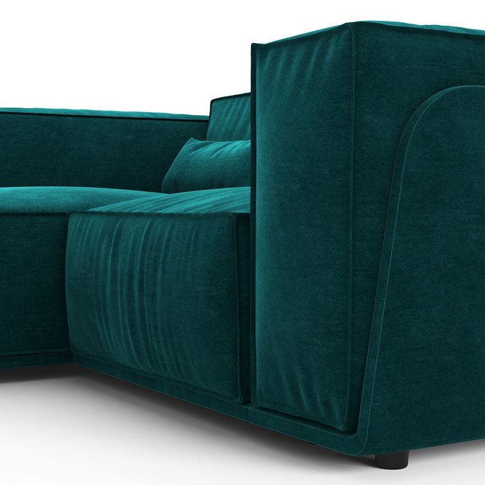 Угловой диван Vento Classic темно-зеленого цвета - купить Угловые диваны по цене 123100.0