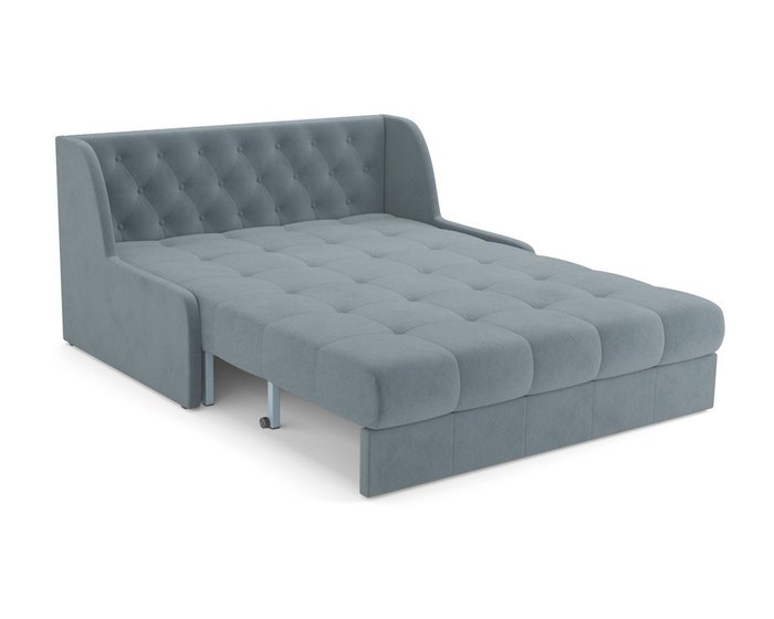 Диван-кровать Барон 6 серо-синего цвета - купить Прямые диваны по цене 38990.0