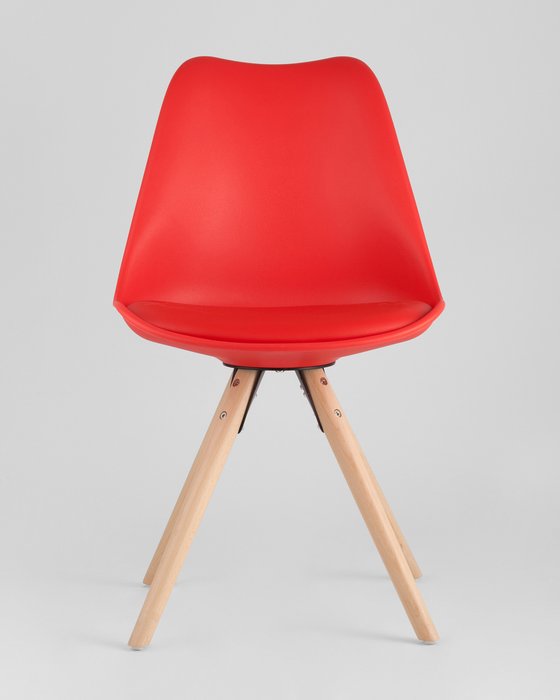 Стул Арианда красного цвета - лучшие Обеденные стулья в INMYROOM