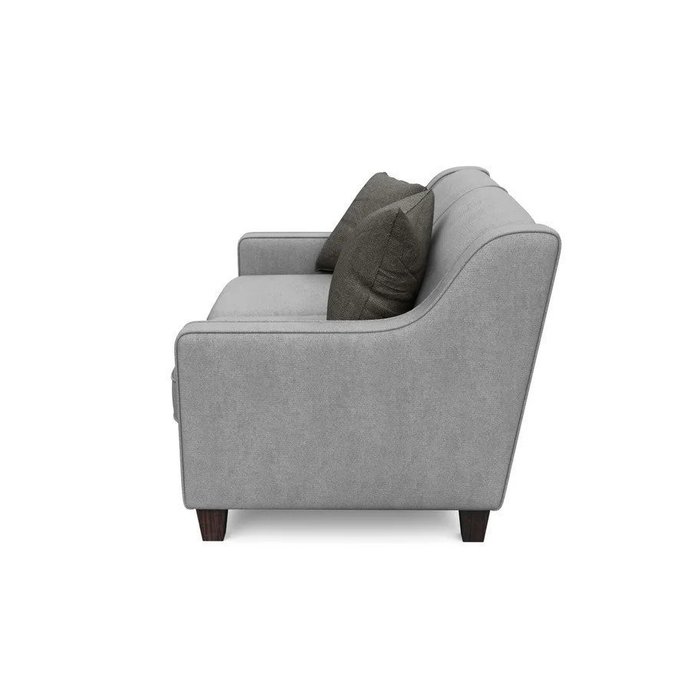Двухместный диван-кровать Агата S серого цвета - лучшие Прямые диваны в INMYROOM
