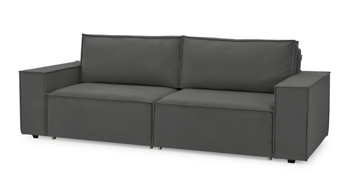 Прямой диван-кровать Софт 2 графитового цвета - купить Прямые диваны по цене 54300.0
