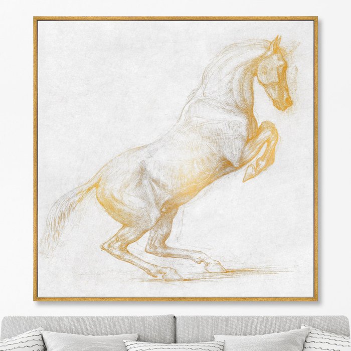 Репродукция картины на холсте A Prancing Horse I, 1790г.