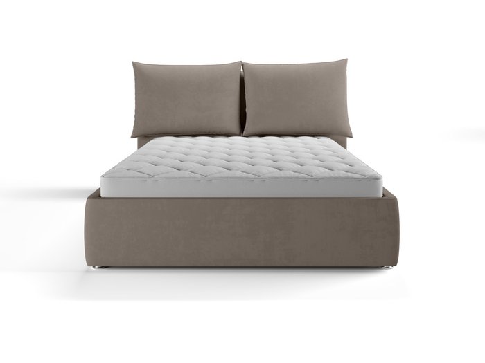 Кровать Адель 160х200 цвета капучино с подъемным механизмом - купить Кровати для спальни по цене 51699.0