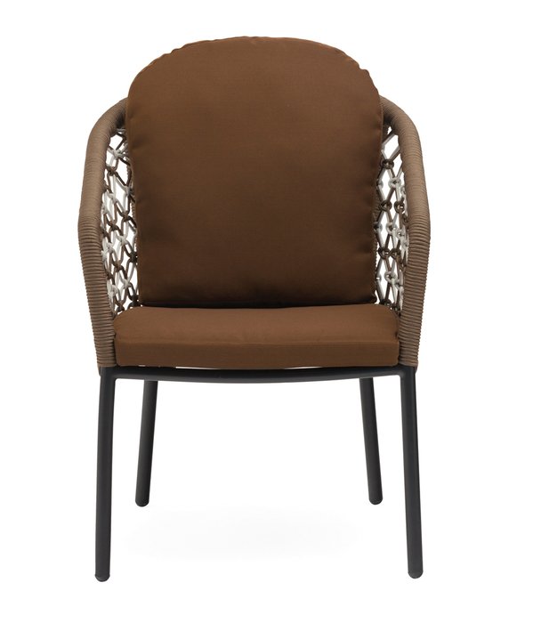 Кресло Marbella коричневого цвета  - купить Садовые кресла по цене 23350.0