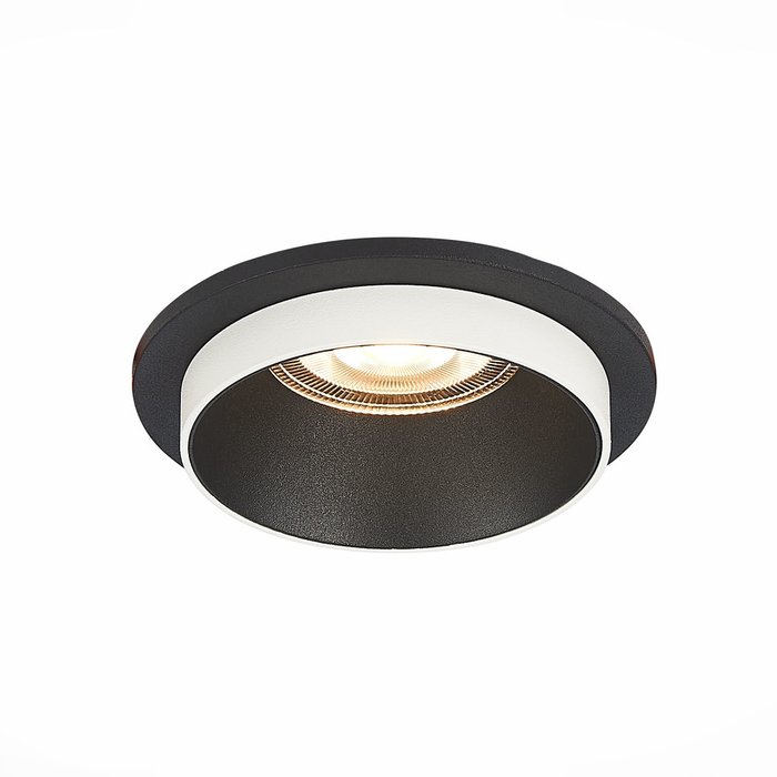 Встраиваемый светильник Chomia черно-белого цвета - лучшие Встраиваемые споты в INMYROOM