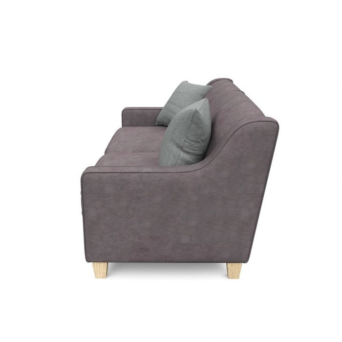 Трехместный диван-кровать Агата L коричневого цвета - лучшие Прямые диваны в INMYROOM