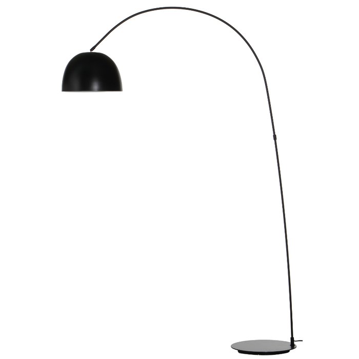 Лампа напольная Lucca черного матового цвета