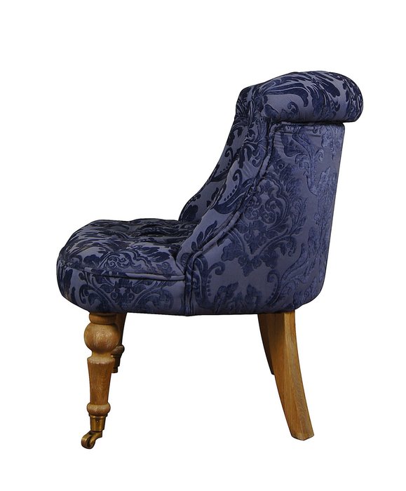 Синее кресло из массива дуба - лучшие Интерьерные кресла в INMYROOM