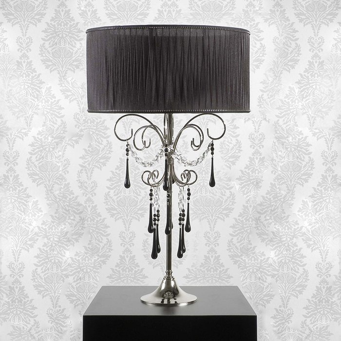 Настольная лампа Jago "Quadrotti" с бежевым абажуром - купить Настольные лампы по цене 48880.0