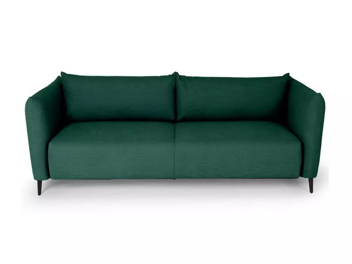 Диван-кровать Menfi темно-зеленого цвета с металлическими ножками - купить Прямые диваны по цене 111960.0