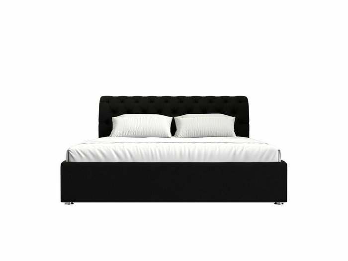 Кровать Сицилия 160х200 черного цвета с подъемным механизмом - купить Кровати для спальни по цене 86999.0