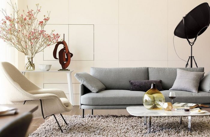 Диван Camber Sofa серого цвета - купить Прямые диваны по цене 164000.0