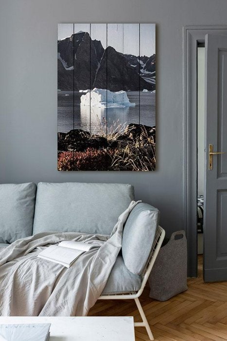 Картина на дереве Гренландия 40х60 - купить Картины по цене 4990.0