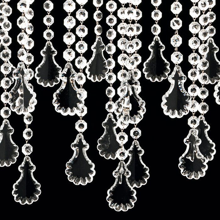 Подвесной светильник Barovier & Toso Taif с декоративными элементами из муранского стекла - купить Подвесные люстры по цене 268860.0