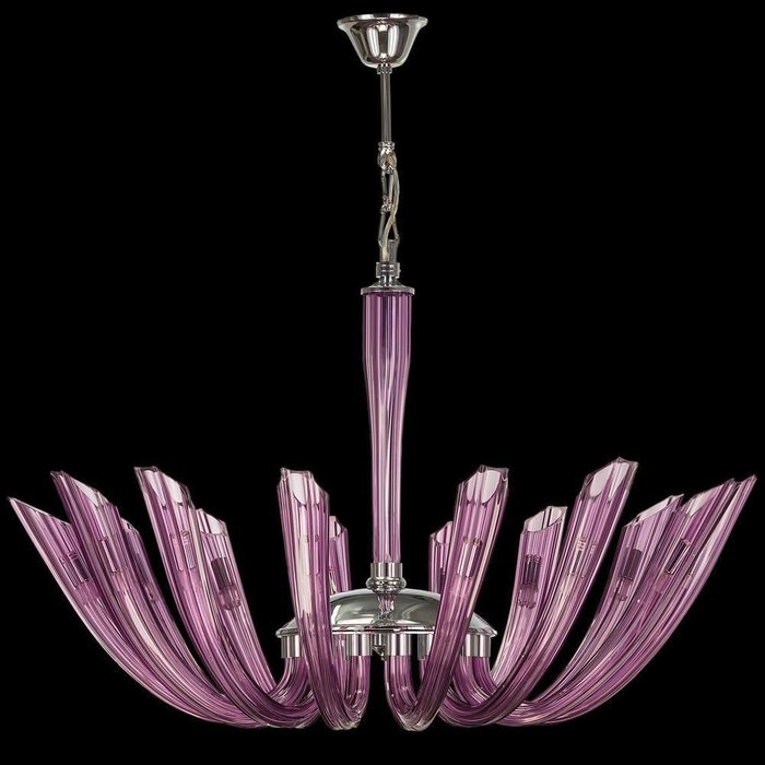 Подвесная светодиодная люстра Trofeo фиолетового цвет - купить Подвесные люстры по цене 43400.0