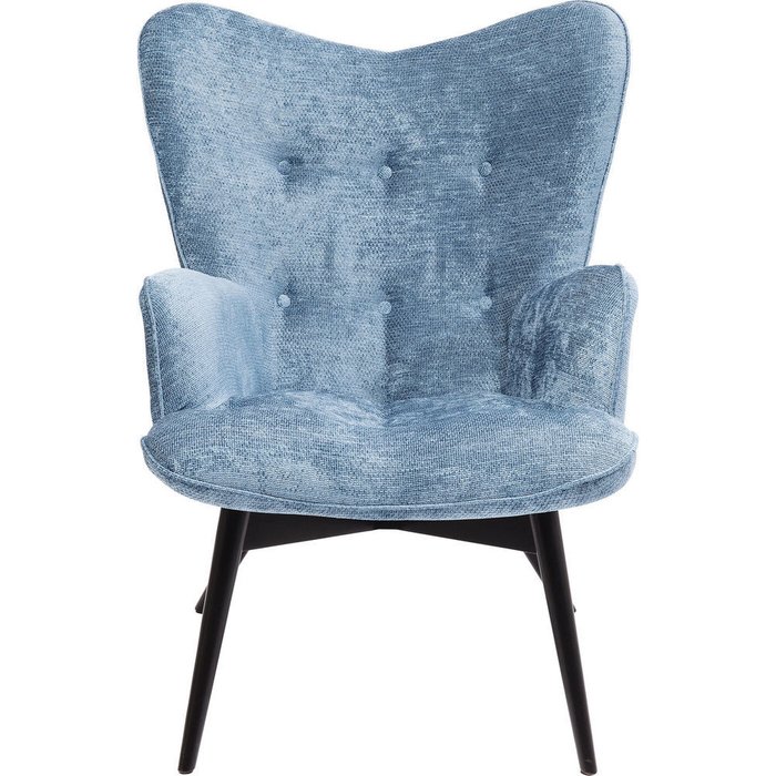 Кресло Vicky голубого цвета
