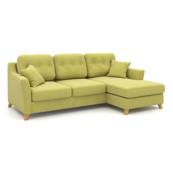 Угловой диван-кровать Raf EKL зеленый - купить Угловые диваны по цене 87400.0