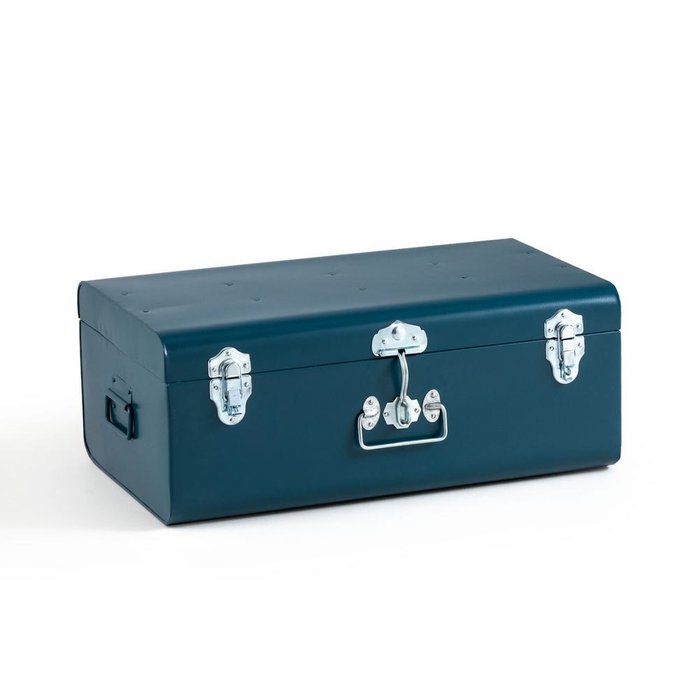  Сундук-чемодан Masa из металла темно-синего цвета