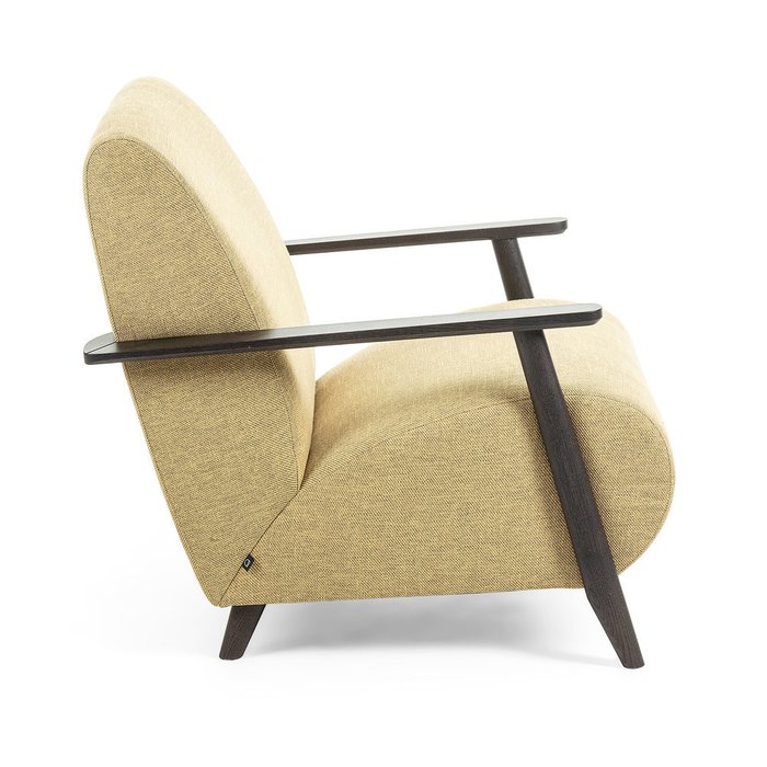Кресло Marthan горчичного цвета - купить Интерьерные кресла по цене 80990.0