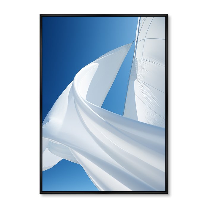 Репродукция картины The sail flying under the sky, No 1, 2024г.