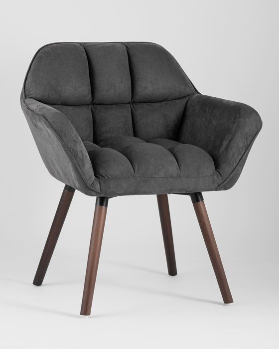 Стул Брайан темно-серого цвета - купить Обеденные стулья по цене 18490.0