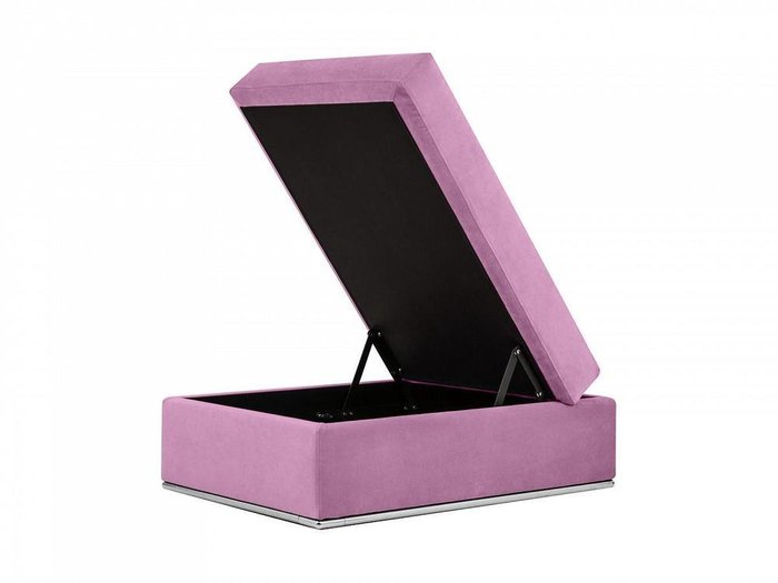 Пуф большой Igarka с емкостью для хранения фиолетового цвета - лучшие Пуфы в INMYROOM
