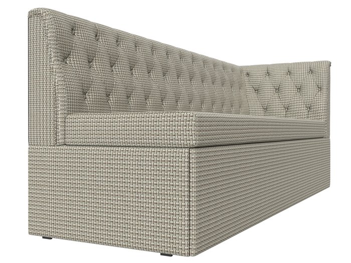 Диван-кровать Маркиз серо-бежевого цвета с углом справа - лучшие Прямые диваны в INMYROOM