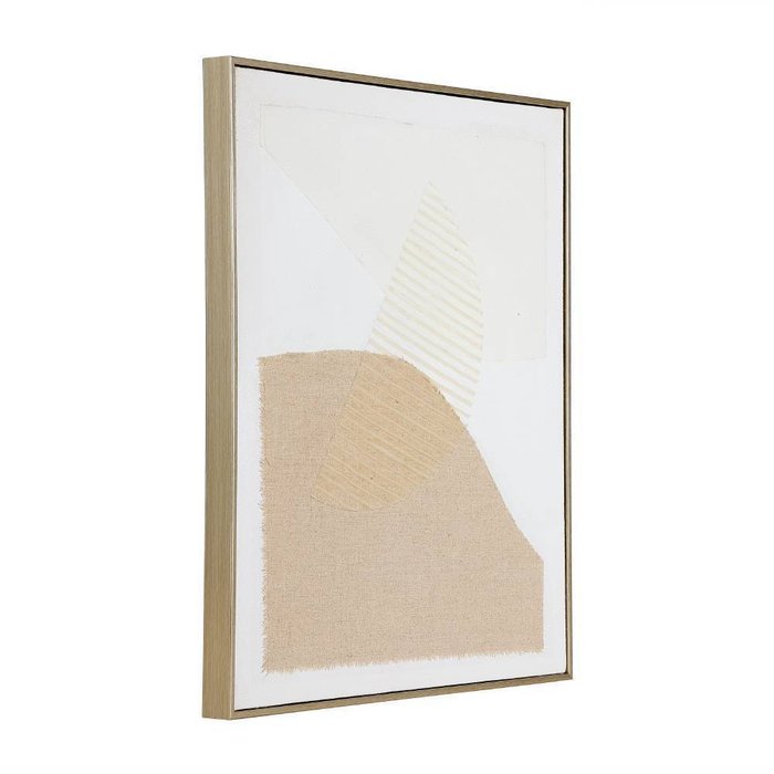 Картина Mentakab бежево-белого цвета