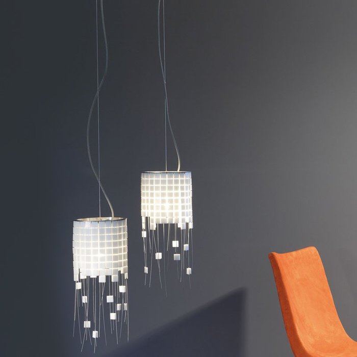 Подвесной светильник Arturo Alvarez GILDA из керамической мозаики белого цвета - лучшие Подвесные светильники в INMYROOM