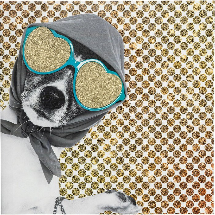 Принт Lady Dog на холсте Принт Lady Dog на холсте