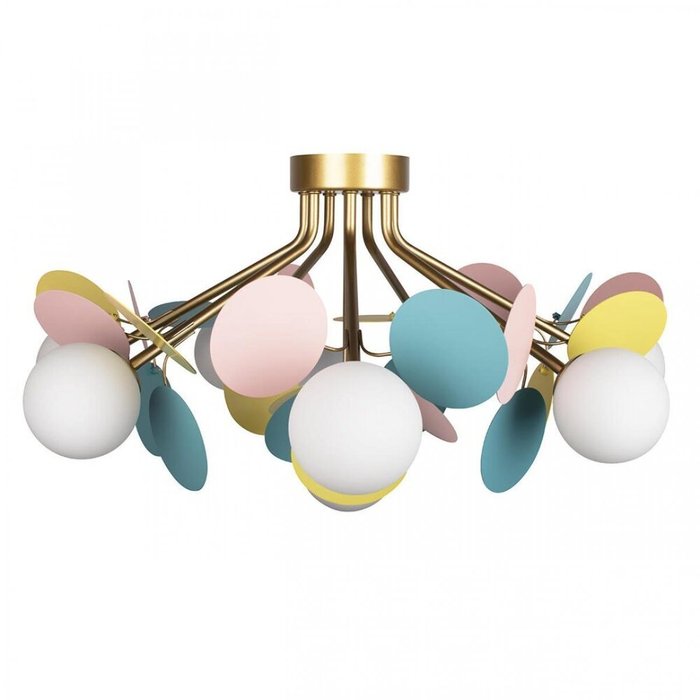 Потолочная люстра MATISSE 10008/8C Mult (стекло, цвет белый) - лучшие Потолочные люстры в INMYROOM Потолочная люстра MATISSE 10008/8C Mult (стекло, цвет белый) - лучшие Потолочные люстры в INMYROOM