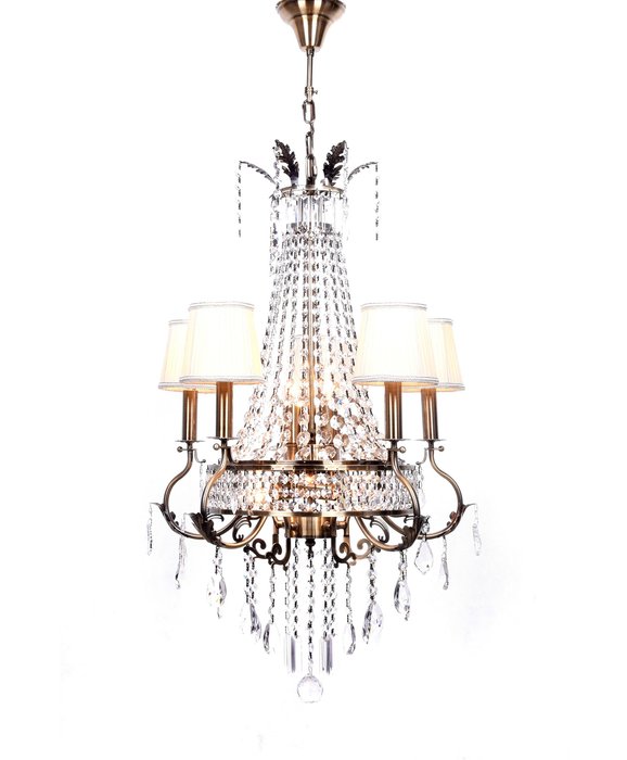 Хрустальная подвесная люстра Lumina Deco Belloto LDP 10581 MD - лучшие Подвесные люстры в INMYROOM