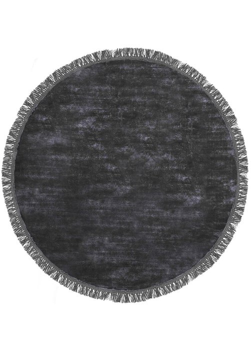 Ковер Luna темно-синего цвета диаметр 250