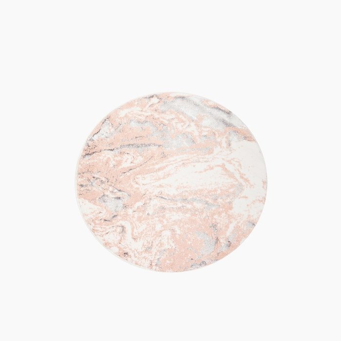 Коврик Kerry №3 диаметр 70 бежево-розового цвета 