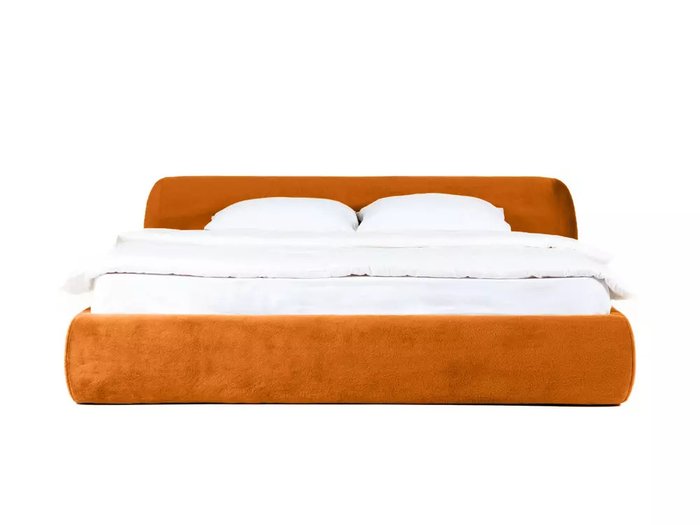 Кровать Sintra 180х200 терракотового цвета без подъёмного механизма - купить Кровати для спальни по цене 84240.0