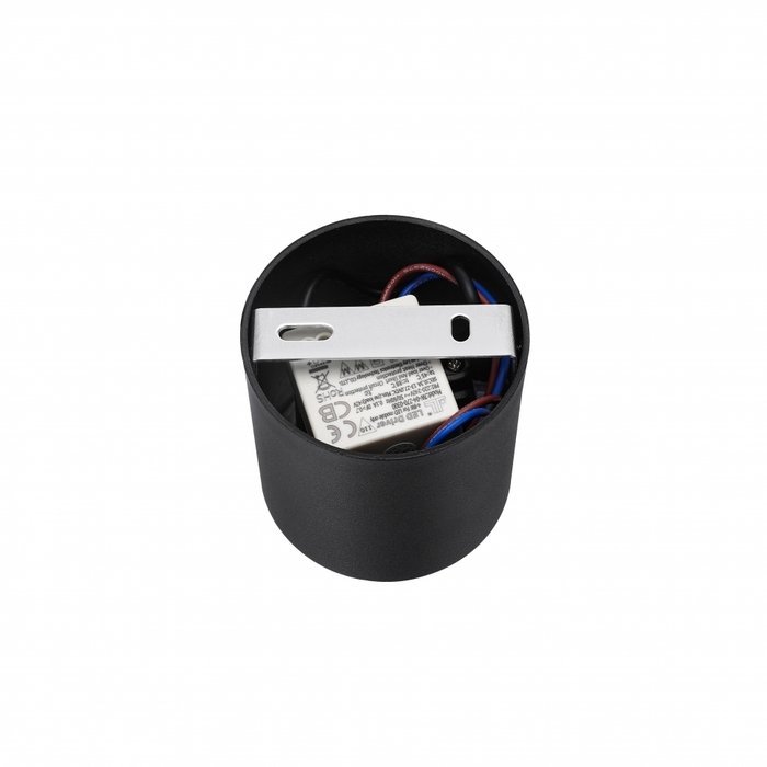 Светильник накладной iLEDEX Metrica 108-7W-D80-4000K-24DG-BK - лучшие Накладные споты в INMYROOM