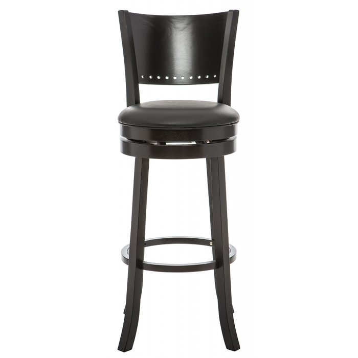 Барный стул Fler cappuccino / black черного цвета - лучшие Барные стулья в INMYROOM