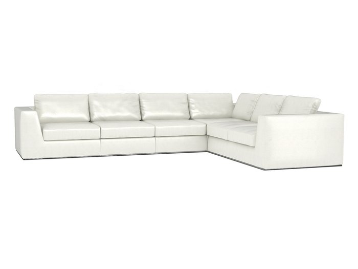 Угловой диван-кровать Igarka белого цвета