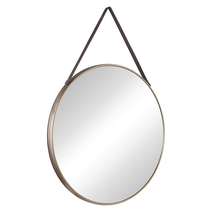 Зеркало настенное Liotti в раме золотого цвета - лучшие Настенные зеркала в INMYROOM