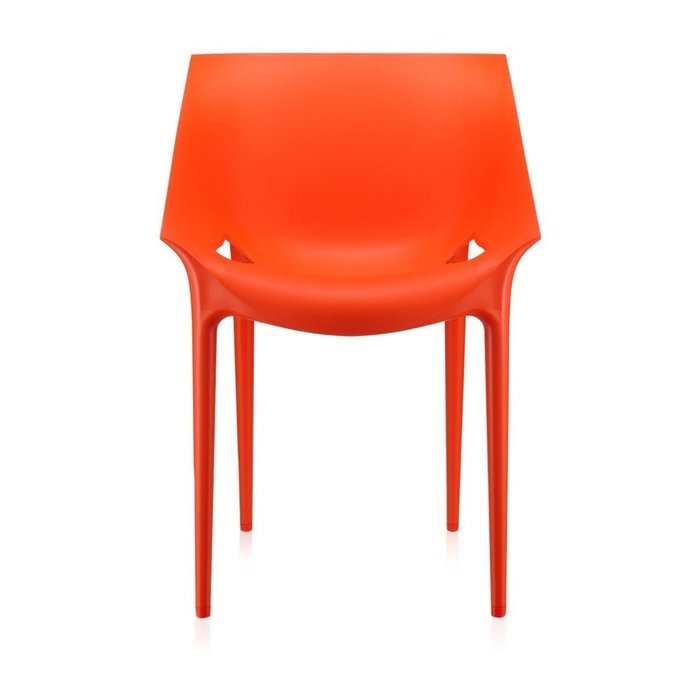 Стул Dr Yes красного цвета  - купить Обеденные стулья по цене 18863.0