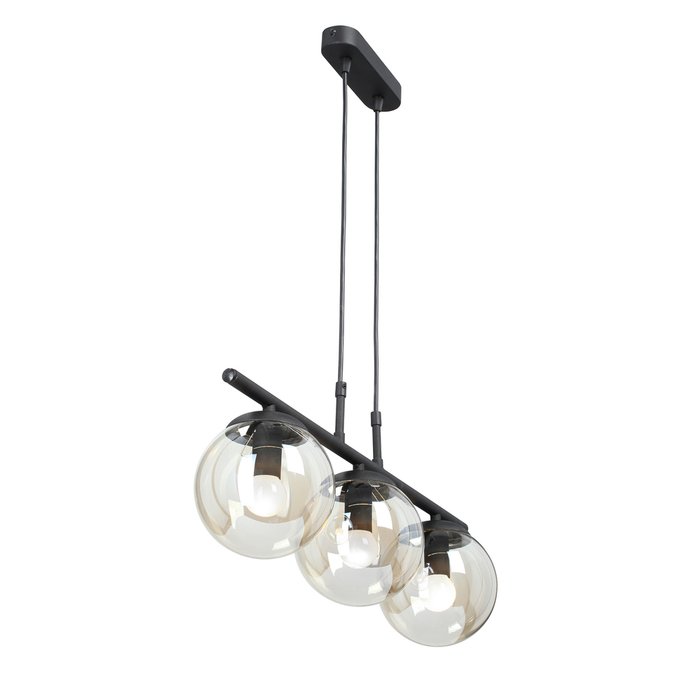 Подвесной светильник V4178-1/3S (стекло, цвет светло-коричневый) - купить Подвесные люстры по цене 9766.0