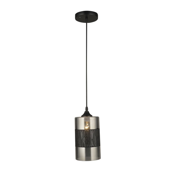 Подвесной светильник Ejdel дымчато-черного цвета