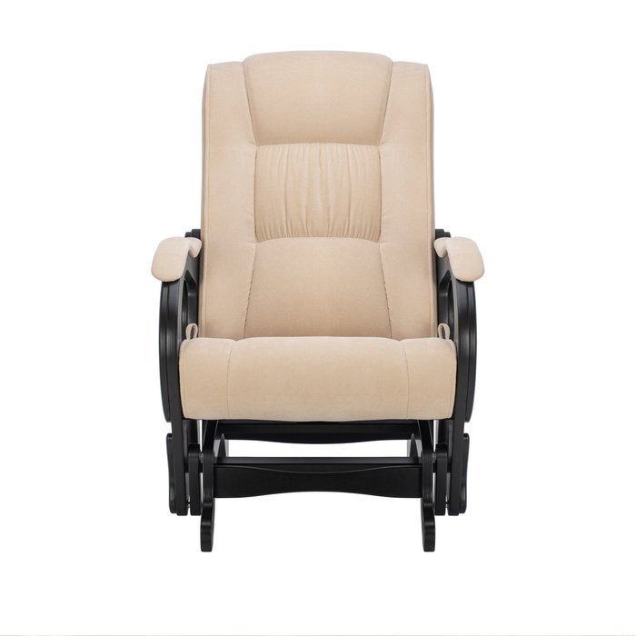  Кресло-качалка глайдер Модель 78 люкс в отделке Verona Vanilla - купить Интерьерные кресла по цене 26800.0