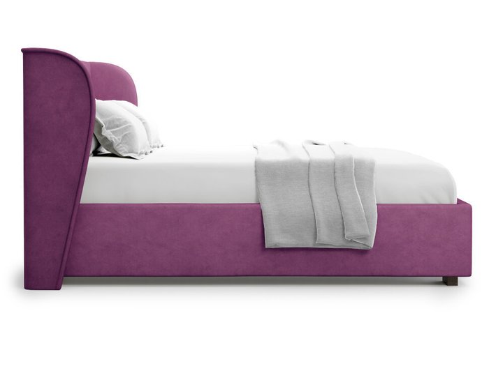Кровать Tenno 180х200 фиолетового цвета без подъемного механизма - лучшие Кровати для спальни в INMYROOM