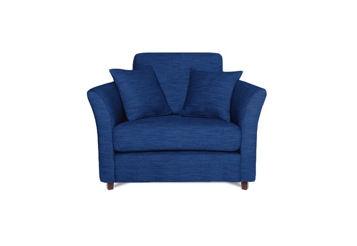 Кресло Мусс синего цвета